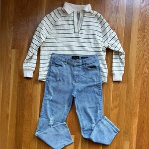 0272 - Kendall & Kylie Light Blue High Rise Jeans